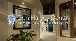 Desktop Screenshot of donharveydental.com