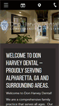 Mobile Screenshot of donharveydental.com